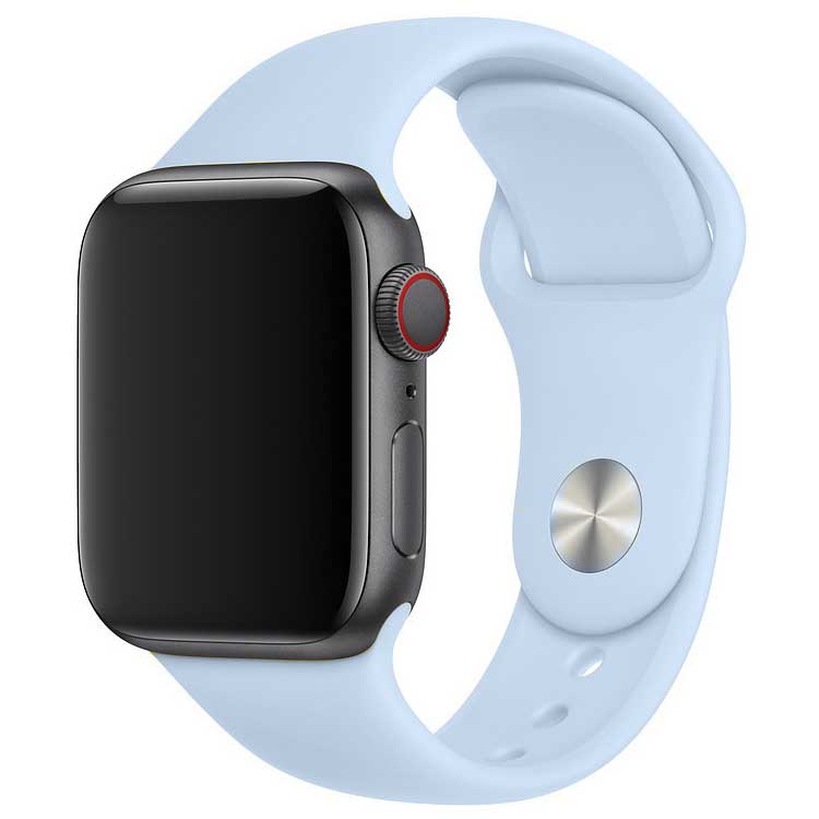 Apple Watch bandje Savro - siliconen - sky blue