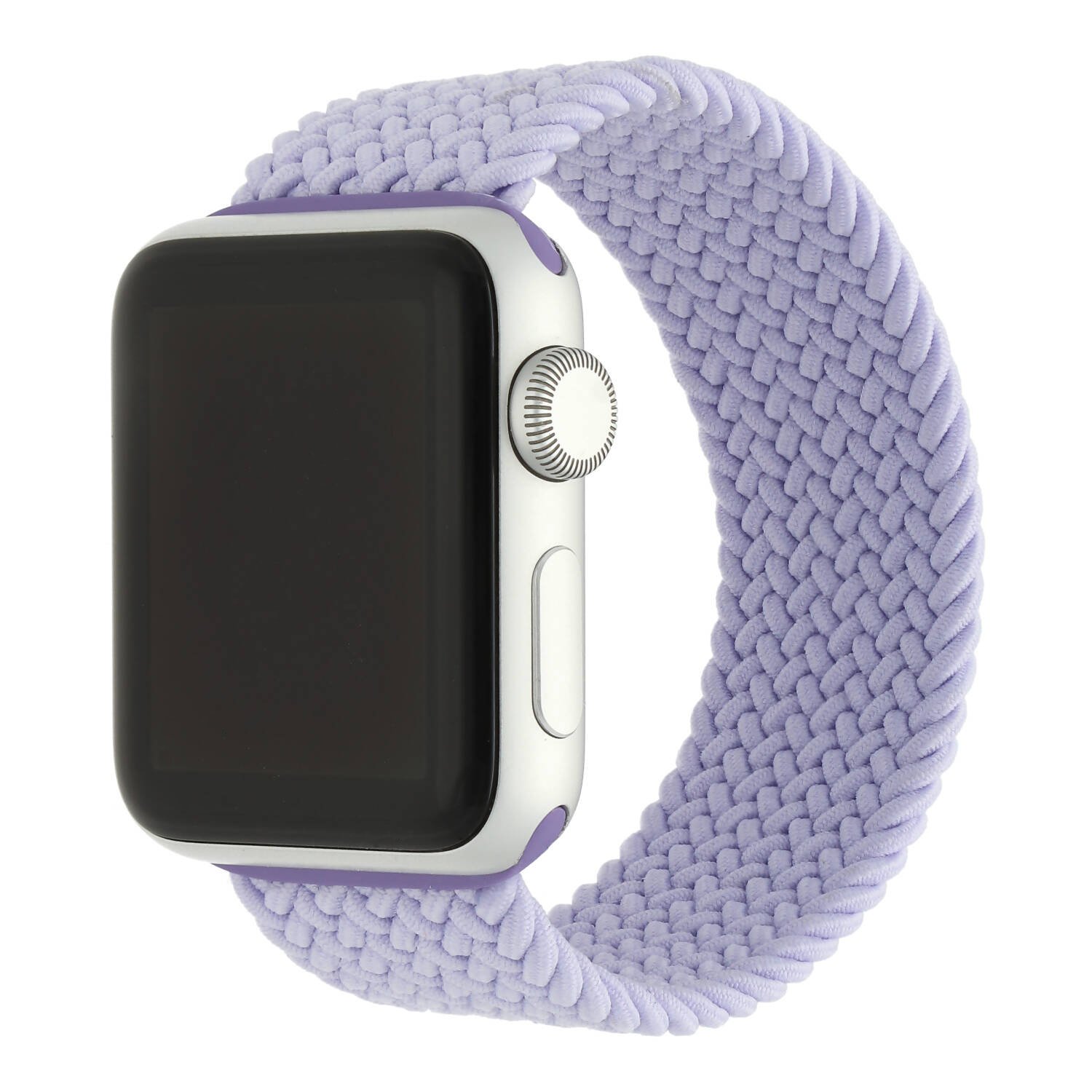 Apple Watch nylon gevlochten solo band - mist purple